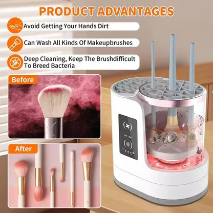 Upgraded Electric Makeup Brush Cleaner & Dryer