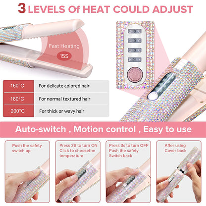 Crystal Wireless Rechargeable Hair Styler
